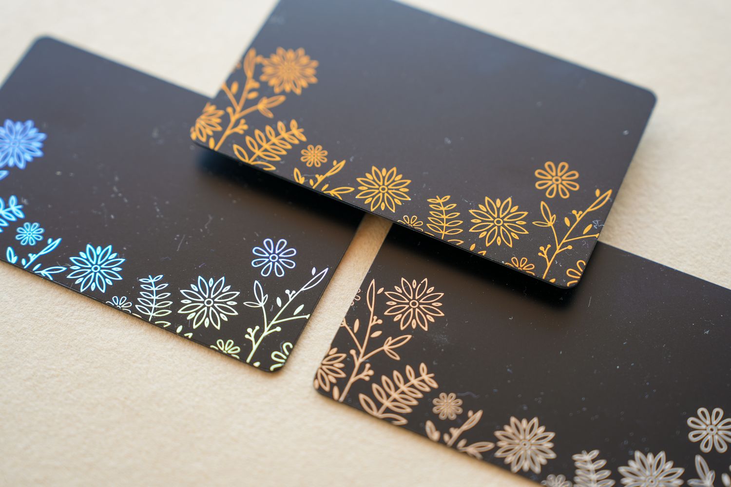 デザインから作れる箔押し